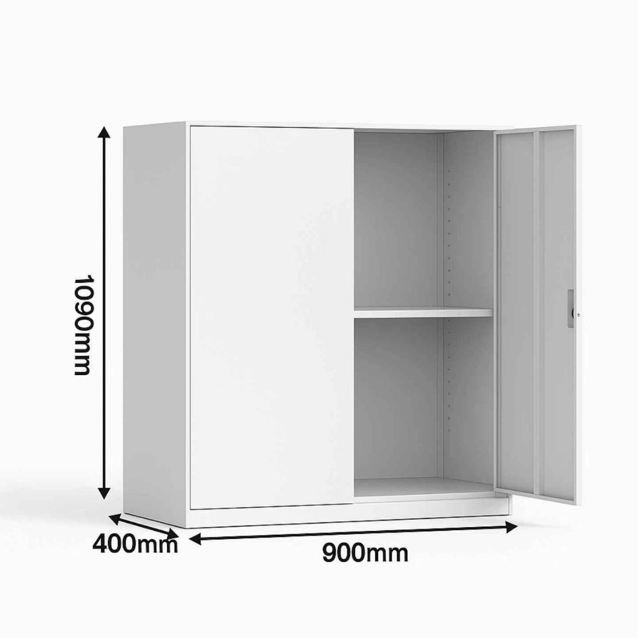 Archivero Alacena Estante De Metal Con Puertas