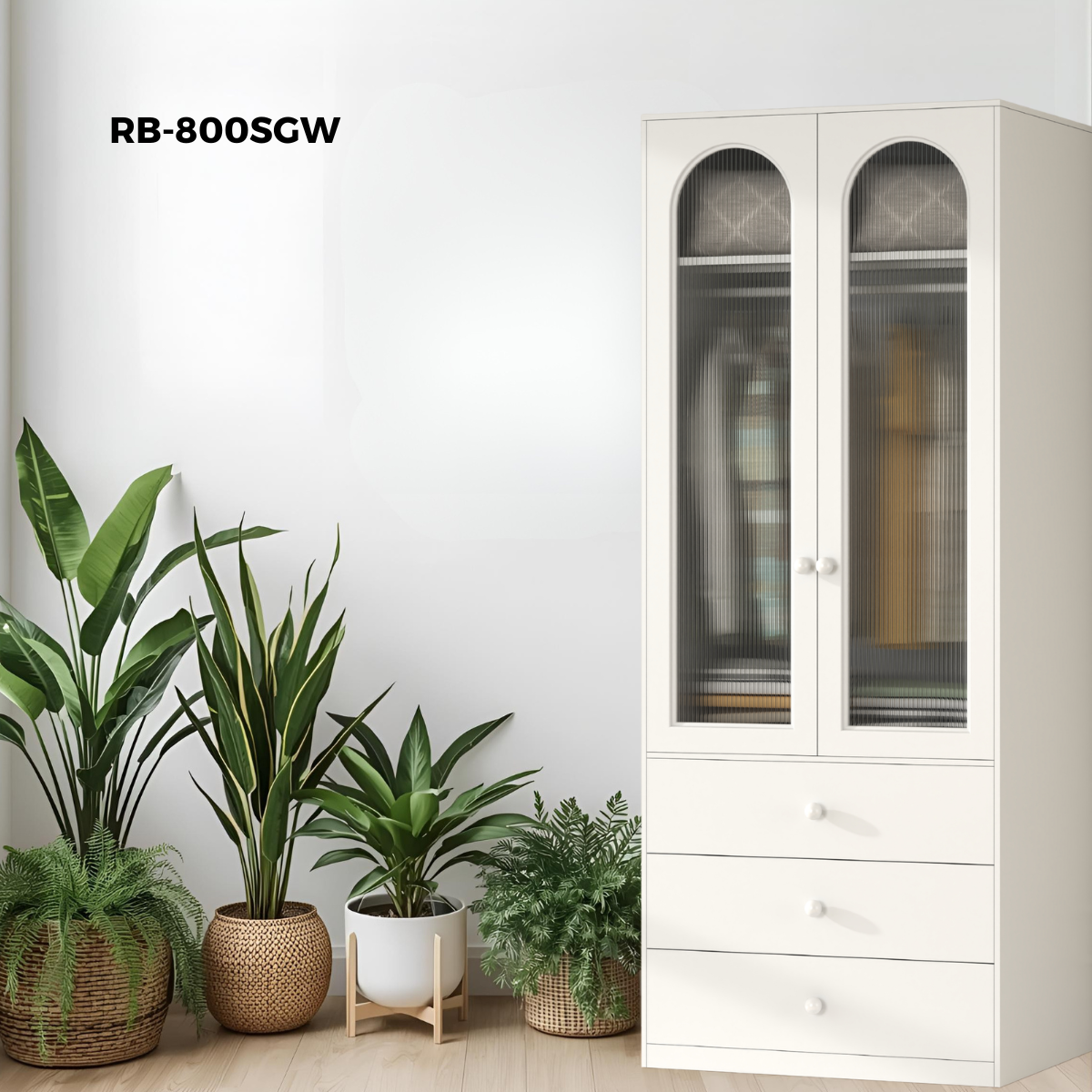 Armario Modular 2 Puertas 80cm