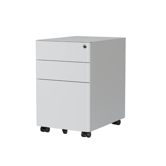 Archivero De 3 Cajones Con Llave Y Llantas - Modelo CK01