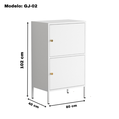 Archivero metálico tipo alacena multifuncional