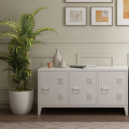 3-Section Horizontal Metal Locker/Organizer