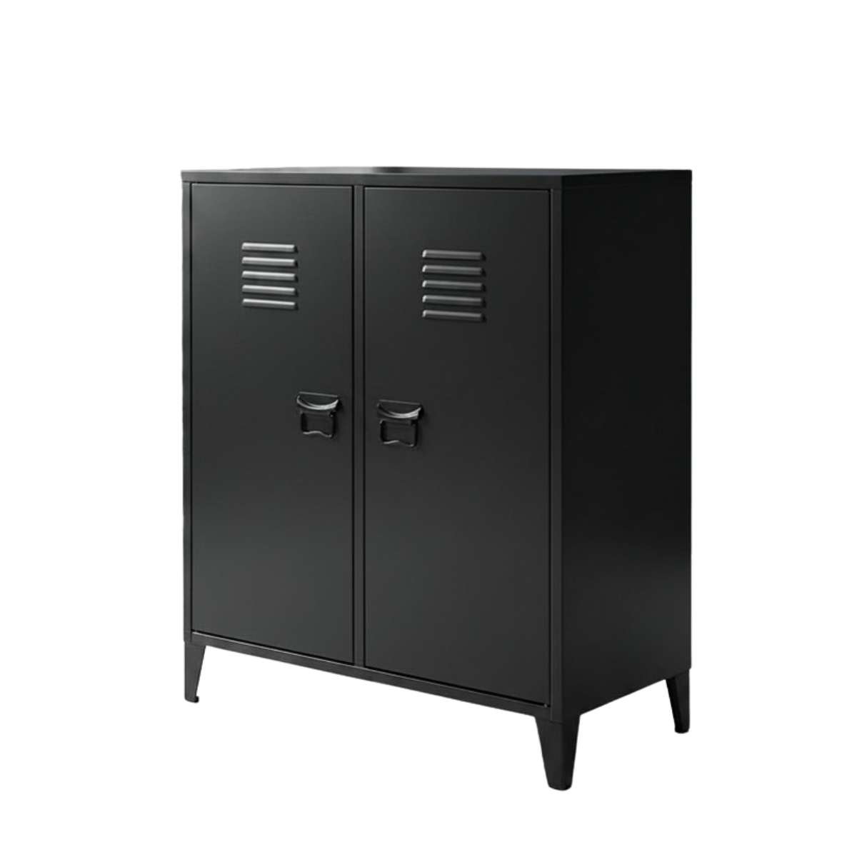 Locker/ Organizador metálico de 2 secciones 2 puertas
