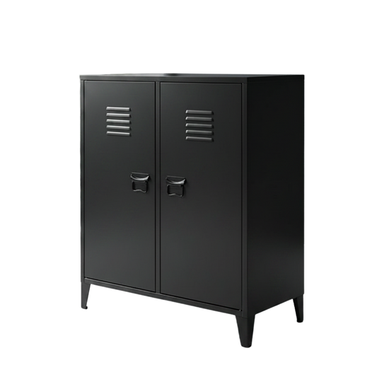 Locker/ Organizador metálico de 2 secciones 2 puertas