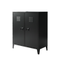 Locker/ Organizador metálico de 2 secciones 2 puertas