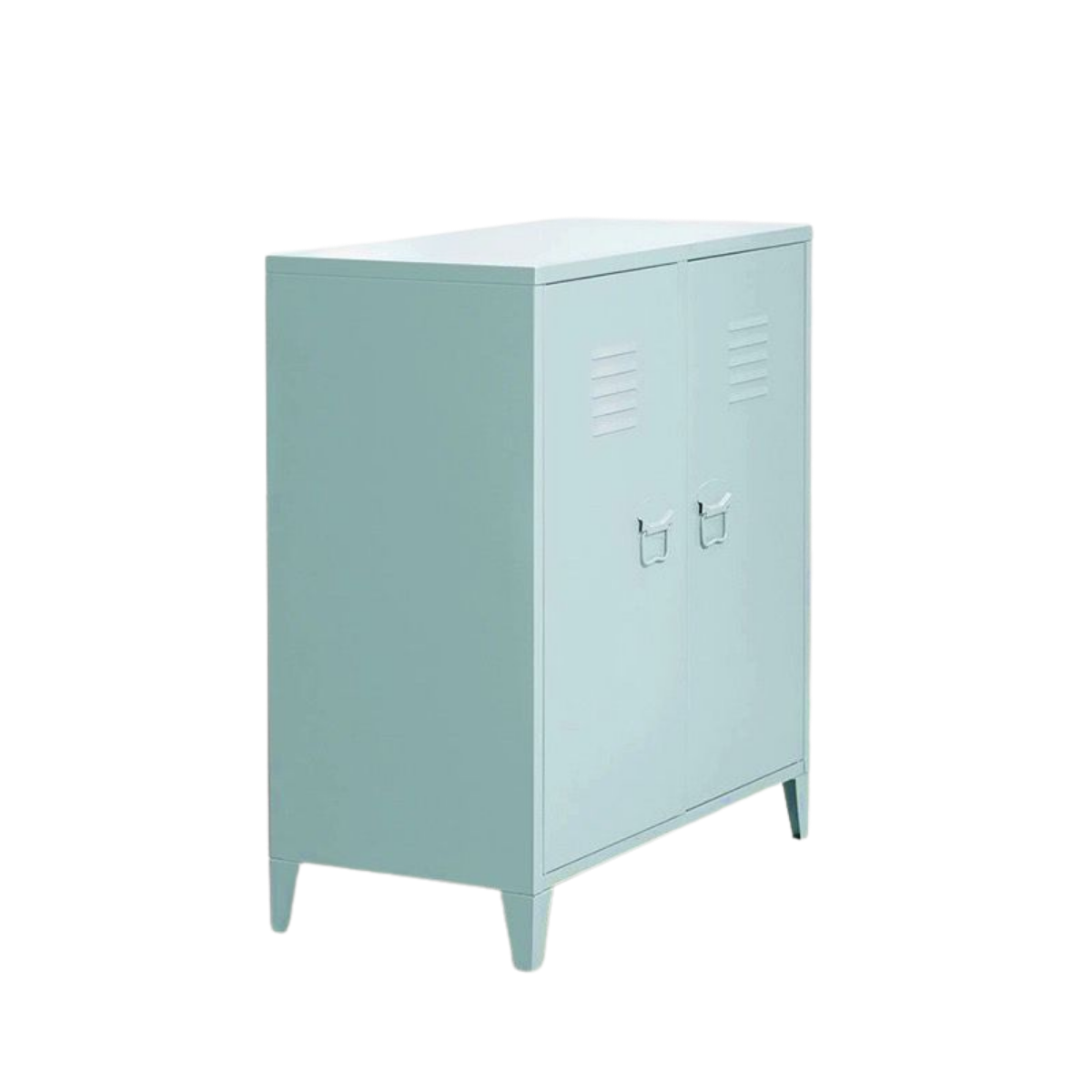 Locker/ Organizador metálico de 2 secciones 2 puertas