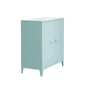 Locker/ Organizador metálico de 2 secciones 2 puertas
