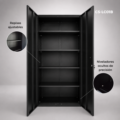 Gabinete Metálico con Niveladores de precisión