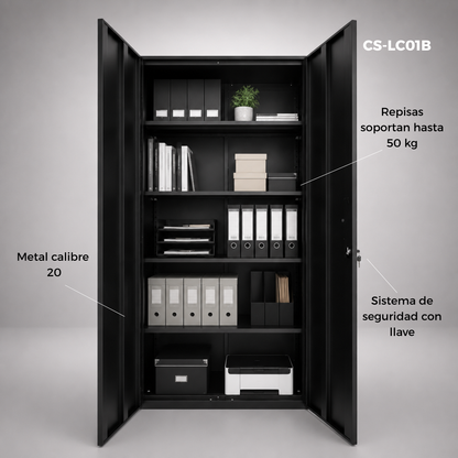 Gabinete Metálico con Niveladores de precisión