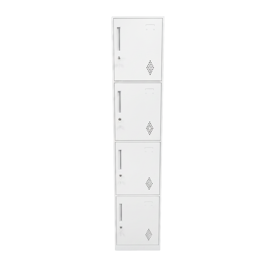 Locker Casillero 4 Puertas Metálicos Cerradura Llave Independiente