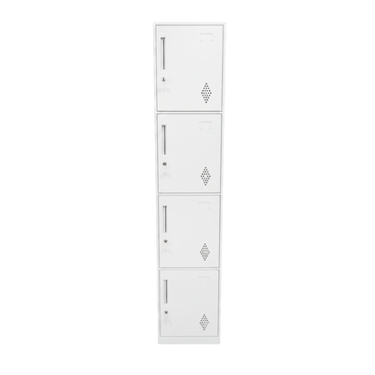 Locker Casillero 4 Puertas Metálicos Cerradura Llave Independiente