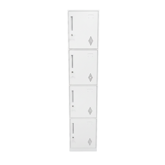 Locker Casillero 4 Puertas Metálicos Cerradura Llave Independiente
