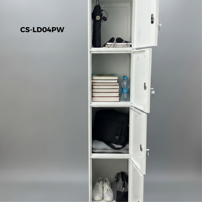 Locker Cailleros 4 Puertas Metálicos Cerradura Llave Indepen