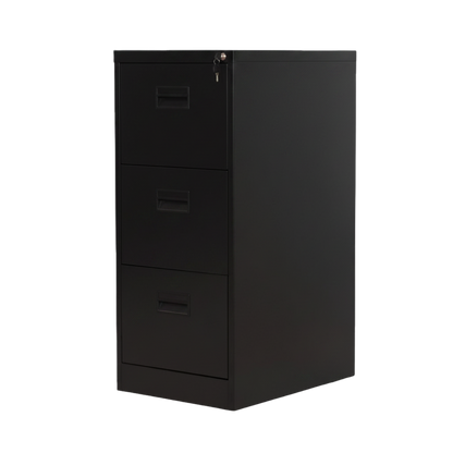 Metal Filing Cabinet with Lock, Office, 3 Drawers