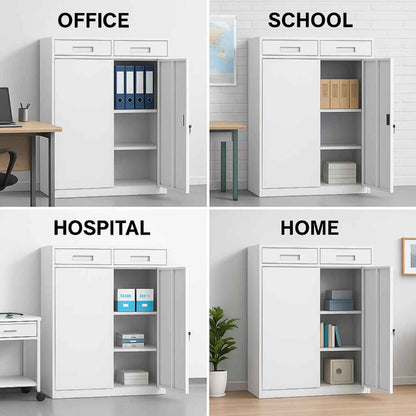 Gabinete Archivero Estante Con Puertas Y Cajones