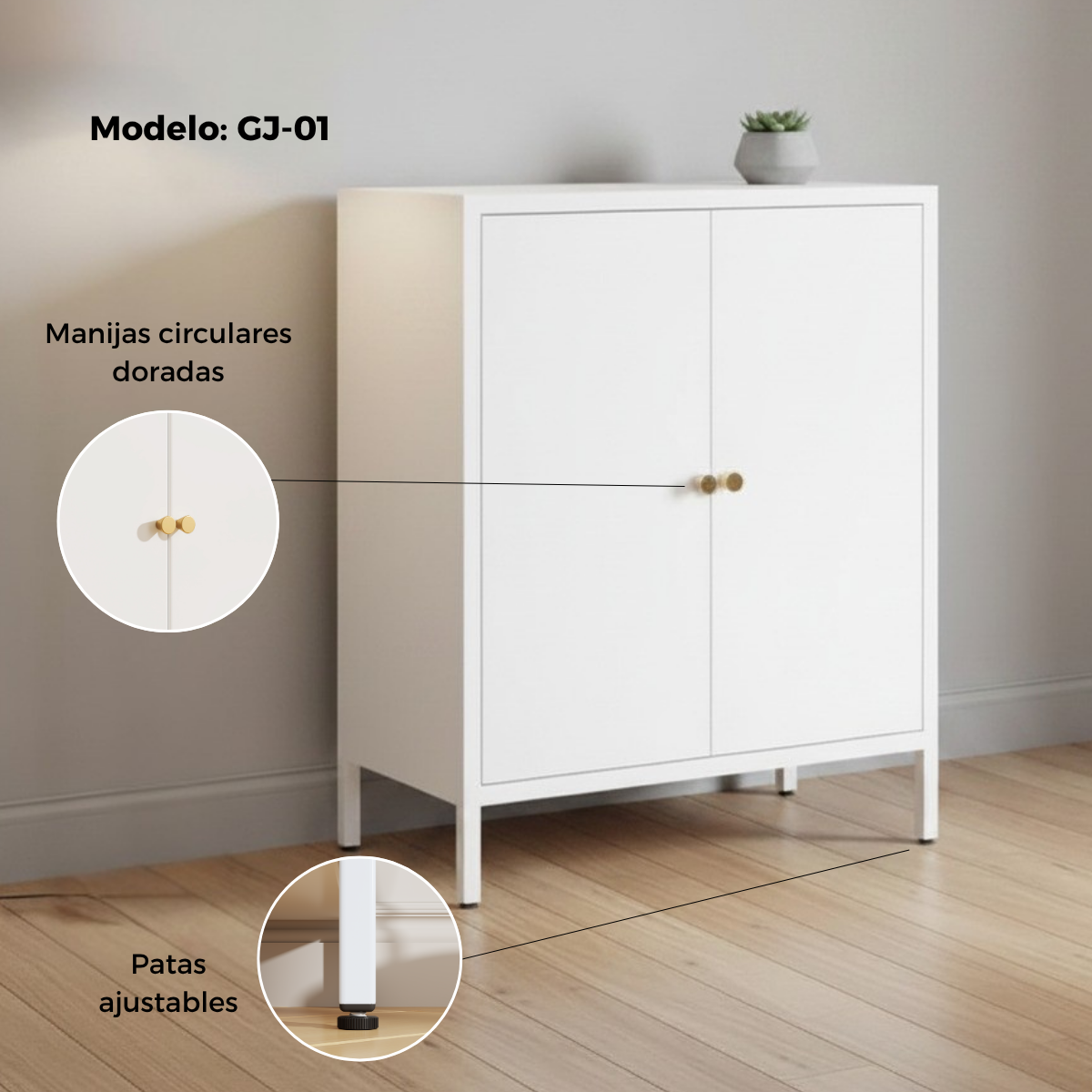 Metal filing cabinet, cupboard type