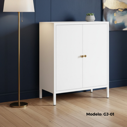 Metal filing cabinet, cupboard type