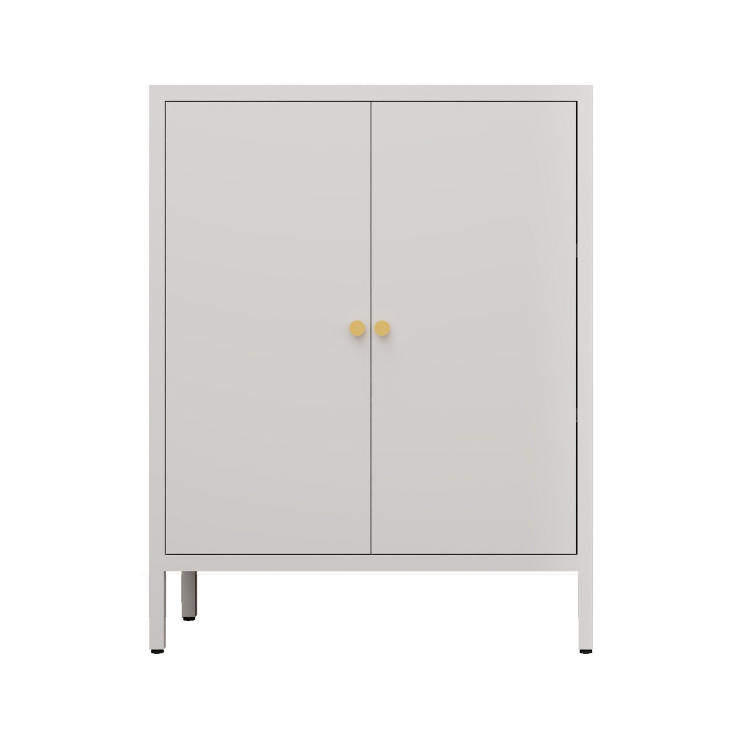 Metal filing cabinet, cupboard type