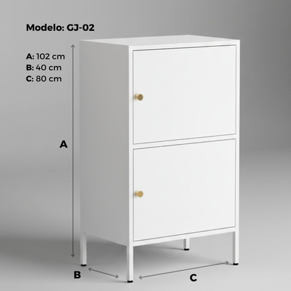 Multifunctional metal filing cabinet, cupboard type
