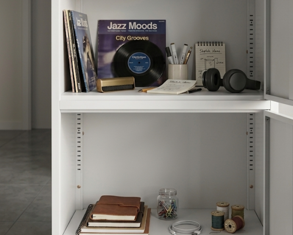 Multifunctional metal filing cabinet, cupboard type