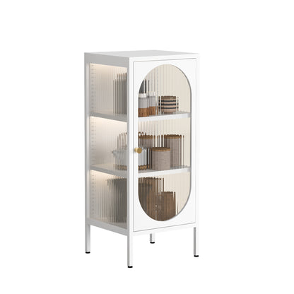 Cabinet with Transparent Cupboard-Style Door