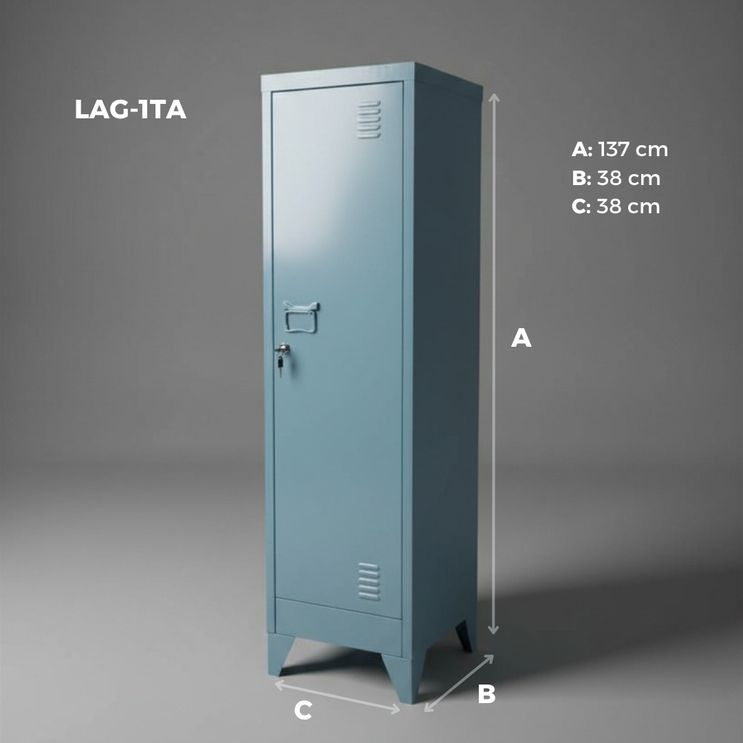 Locker metálico de 1 sección