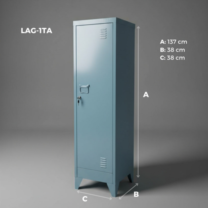 Locker metálico de 1 sección