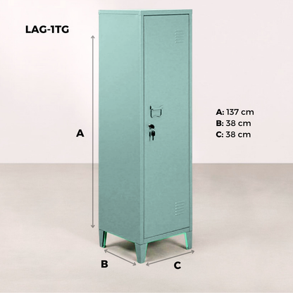 Locker metálico de 1 sección