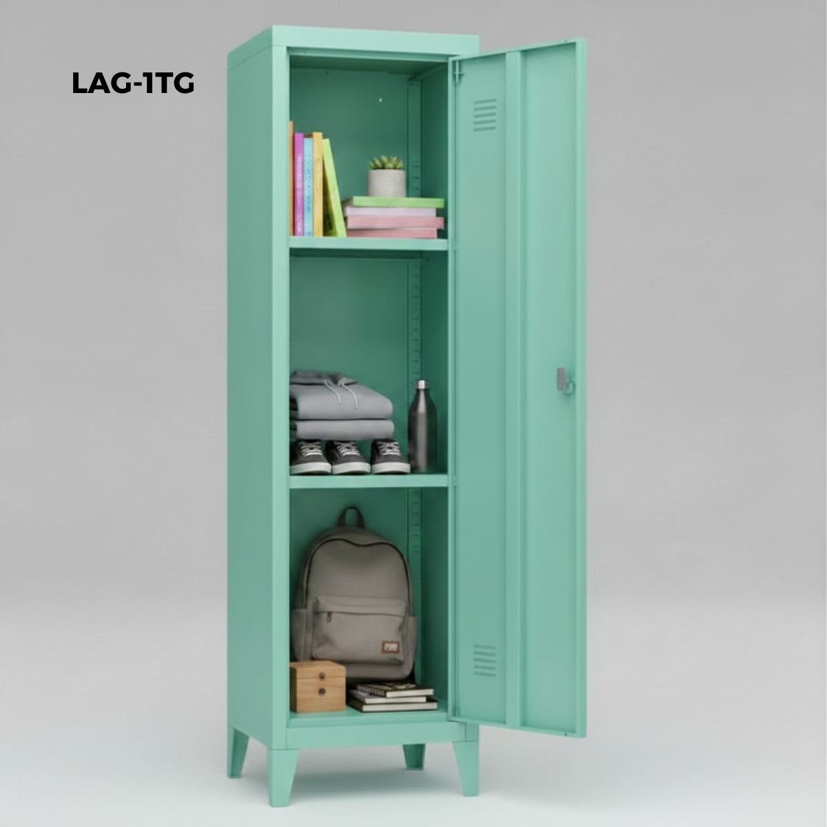 Locker metálico de 1 sección