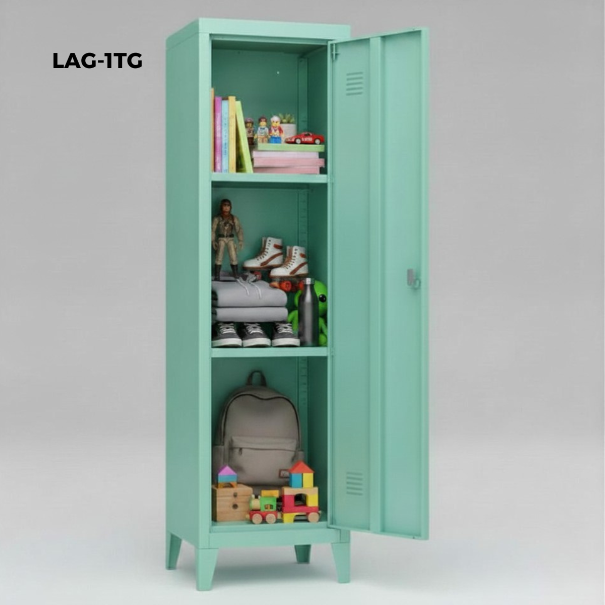 Locker metálico de 1 sección