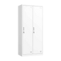 Metal Locker Cabinet with 2 Doors and Key