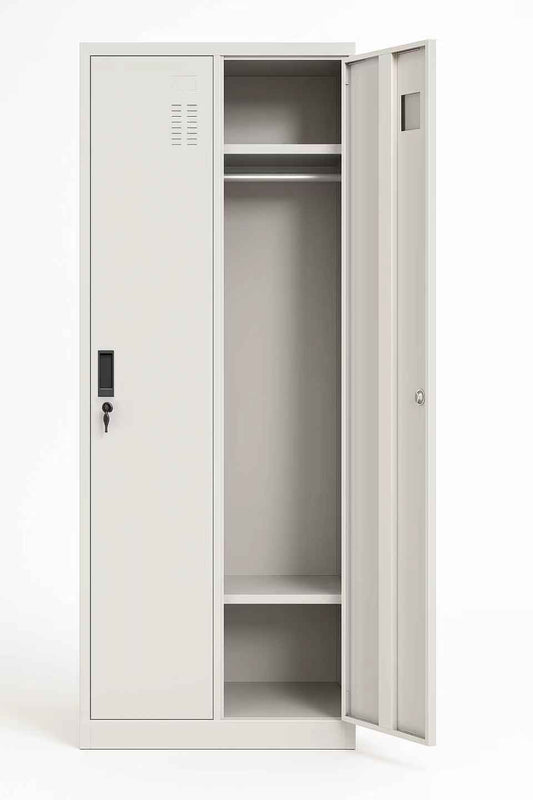 Armario Casillero Locker Metálico 2 Puertas con Llave