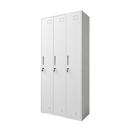 Locker Metálico de 3 Puertas para Escuelas y Empresas