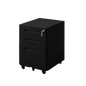 Archivero Metálico de 3 Cajones con Llave y Llantas Serie FL