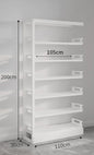 Estantería Metálica Blanca con Escritorio Infantil | Librero 200cm x 115cm