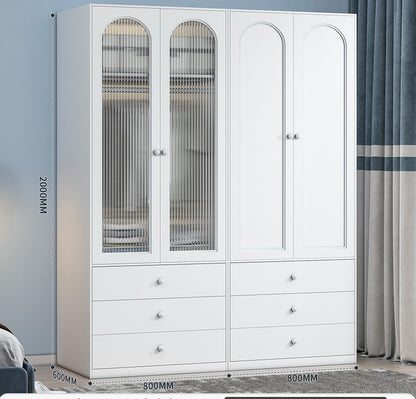 Armario Modular 2 Puertas 80cm FUERZA METAL | 200–240cm | White / Beige