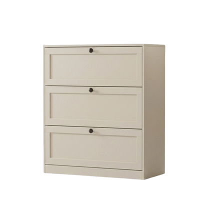 3-tier metal chest of drawers
