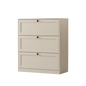 3-tier metal chest of drawers
