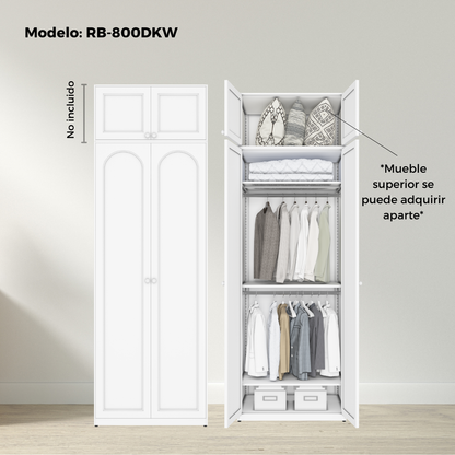 Armario Modular 2 Puertas 80cm