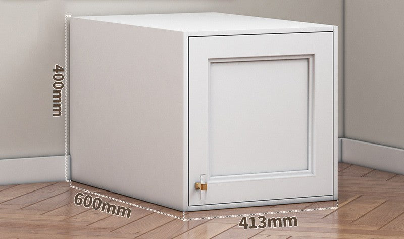 Metal Wardrobe Closet with 1 Door and Hanger