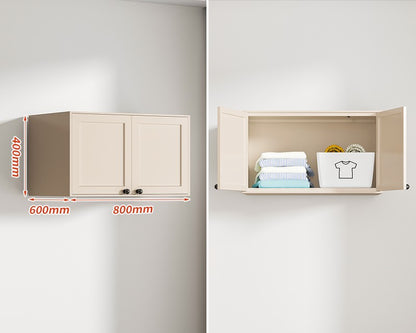 Armario Modular 2 Puertas 80cm FUERZA METAL | 200–240cm | White / Beige