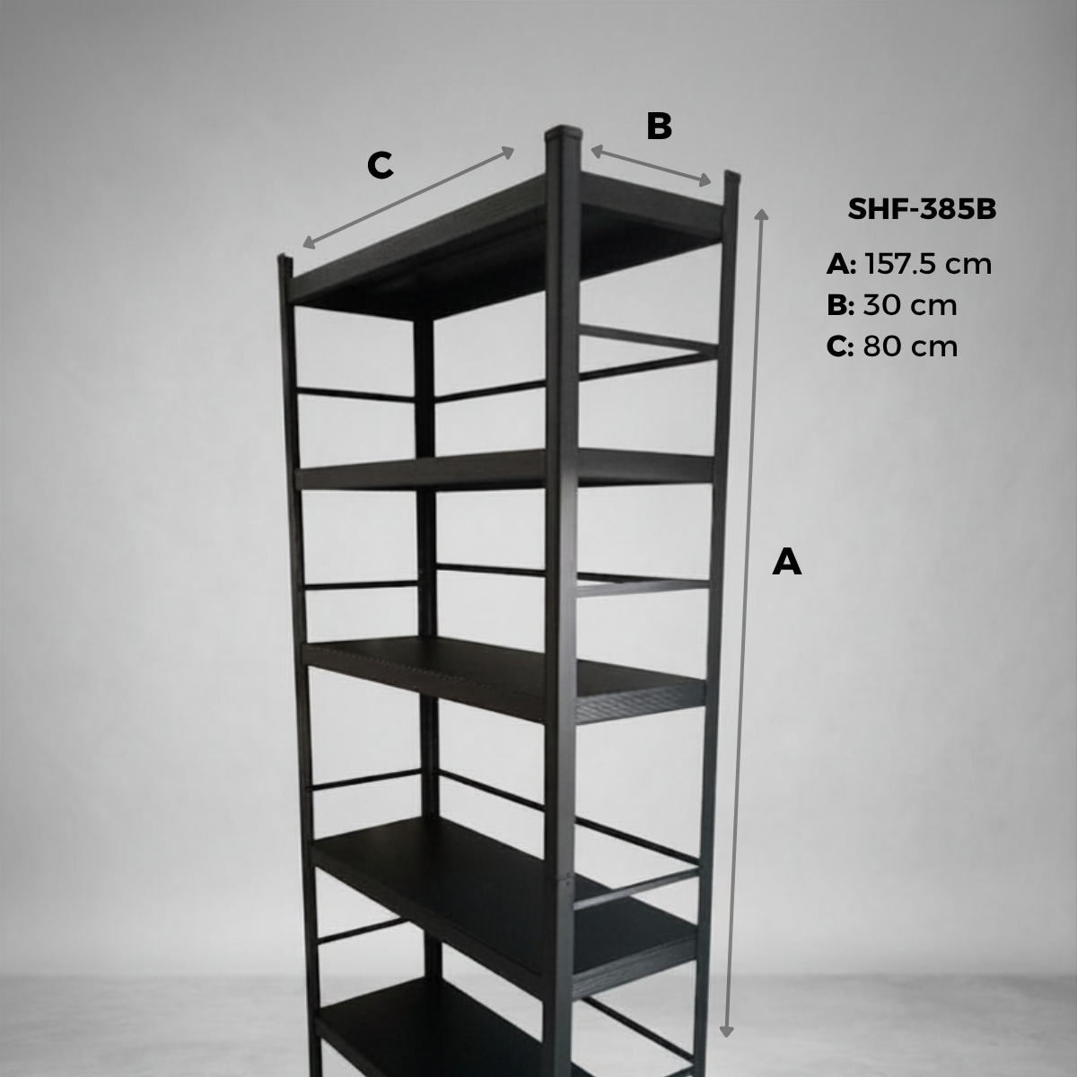 Librero Metálico de Acero – 5 Niveles