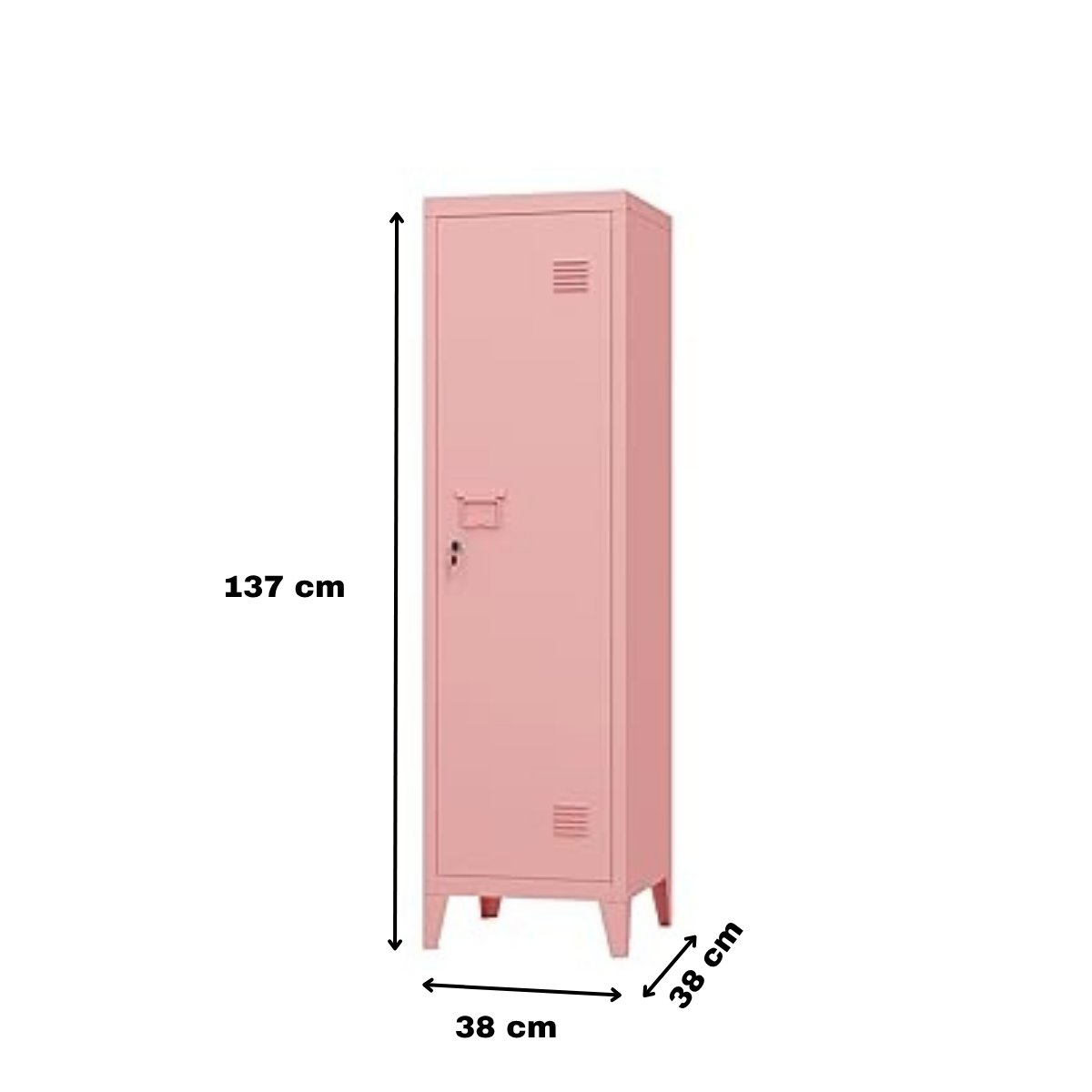 1-section metal locker