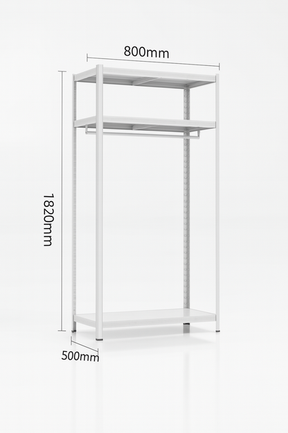 Closet Armable Ropero Armario Organizador Gran Capacidad Blanco