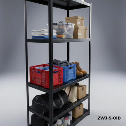 Estantería Metálica de Acero 5 Niveles ZWJ-5-01W / 5-01B