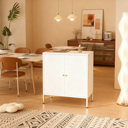 Metal filing cabinet, cupboard type