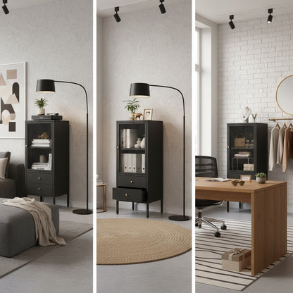 Metal cupboard cabinet with door, cupboard type