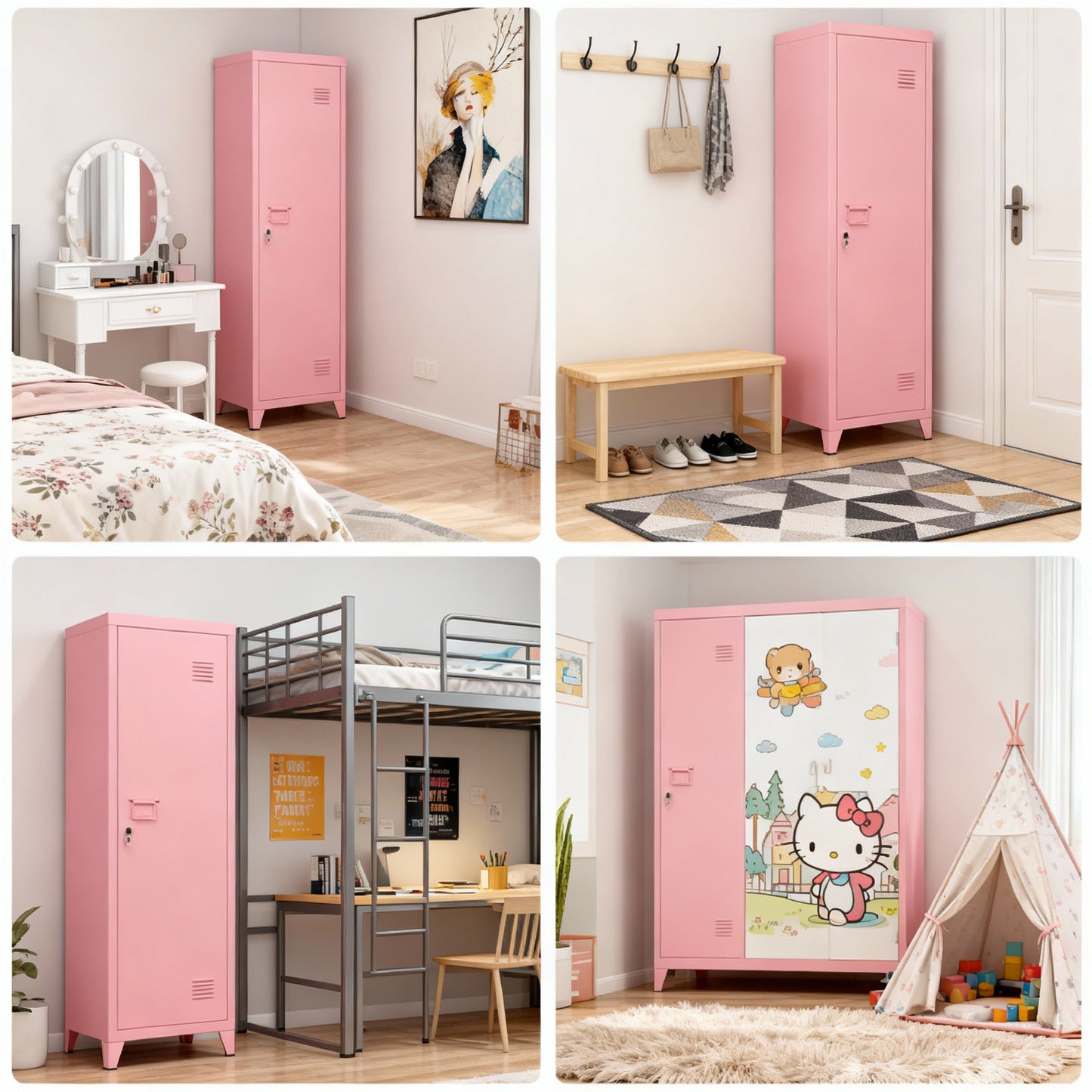 1-section metal locker