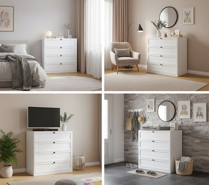 5-tier metal chest of drawers